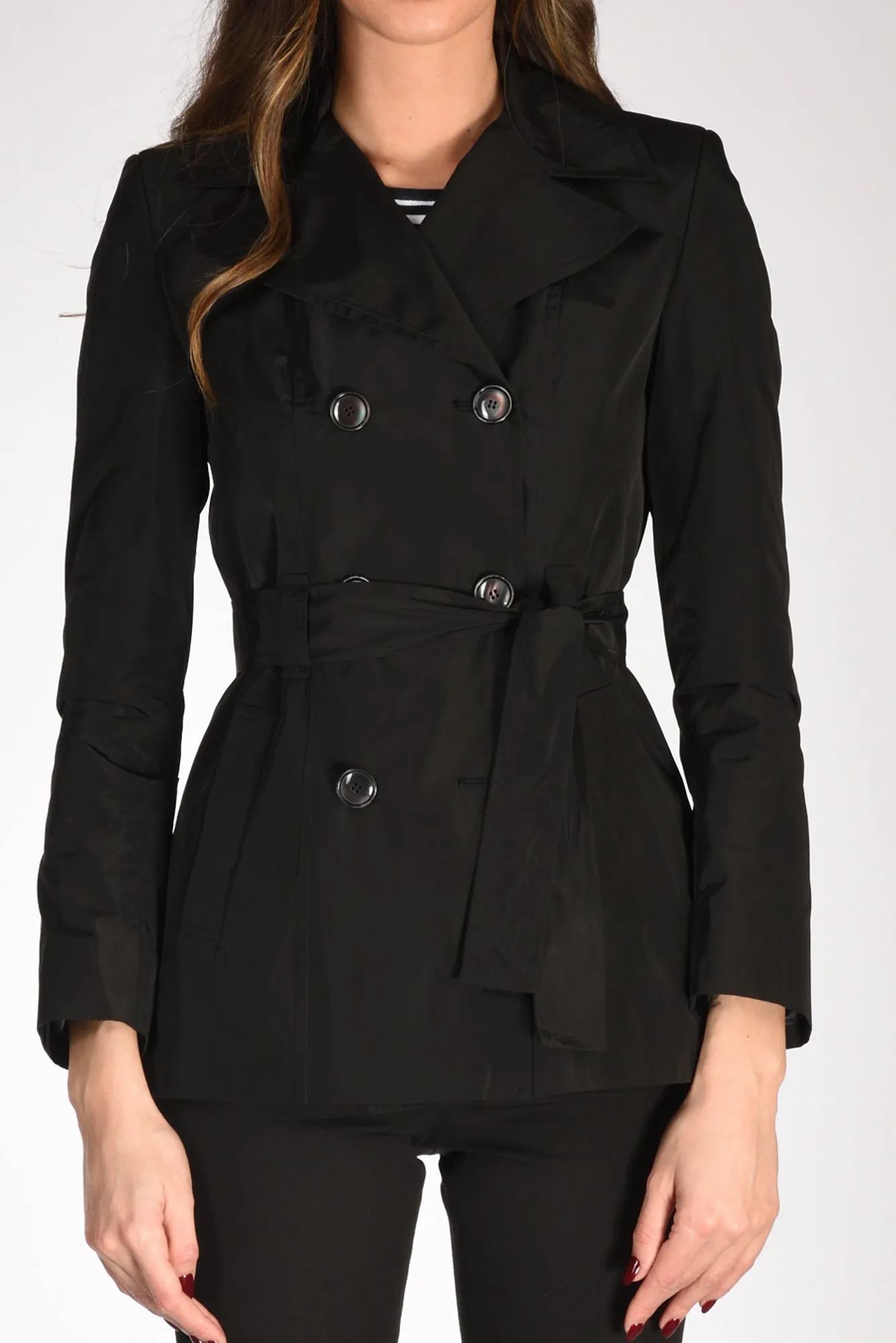 Results: Black Short Trench Coat for Women