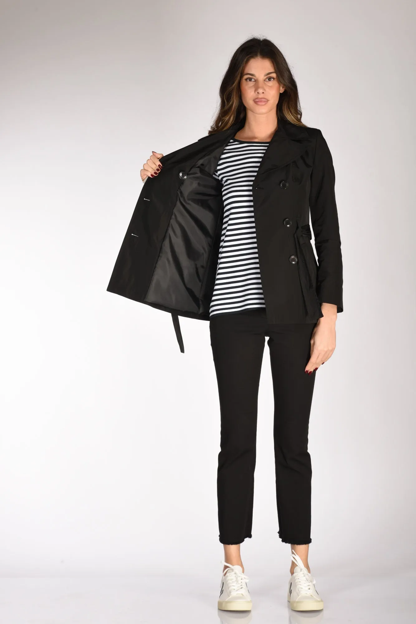 Results: Black Short Trench Coat for Women