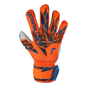 Reusch Attrakt Grip Goalkeeper Gloves (Orange/Blue)