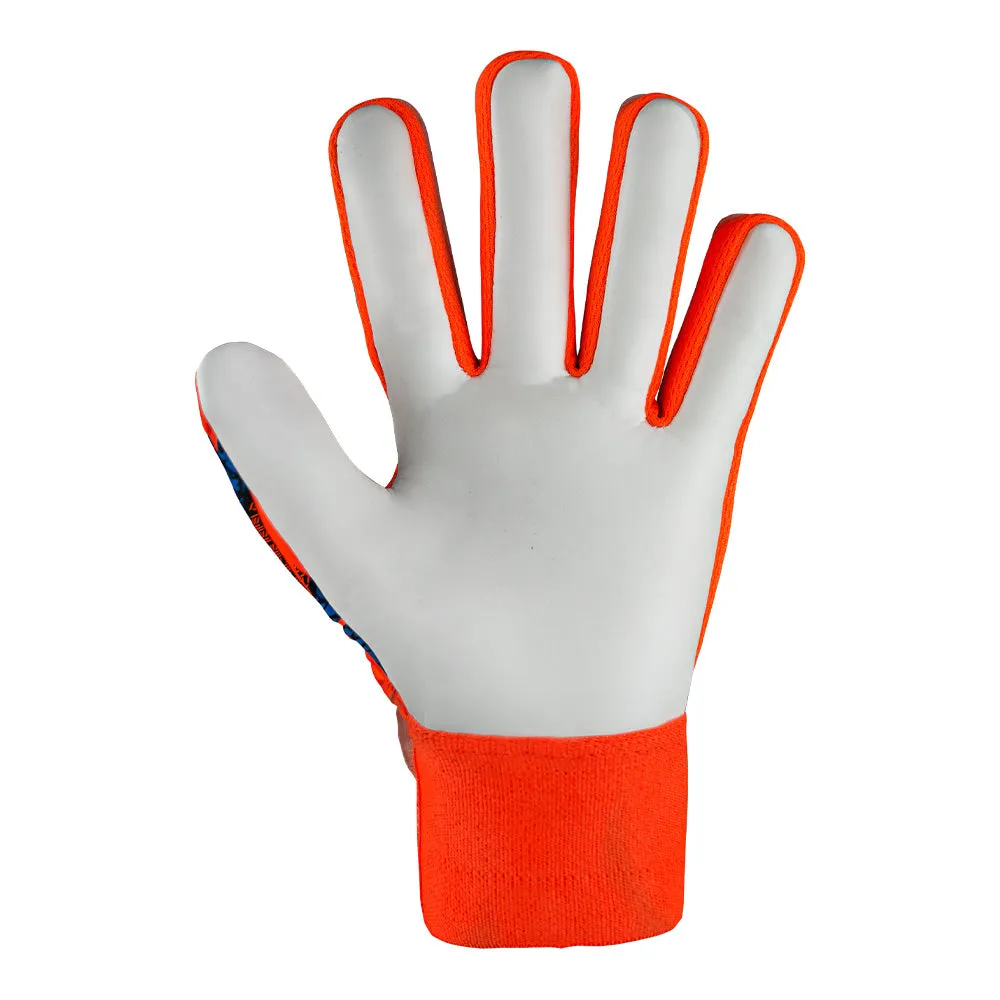 Reusch Attrakt Grip Goalkeeper Gloves (Orange/Blue)