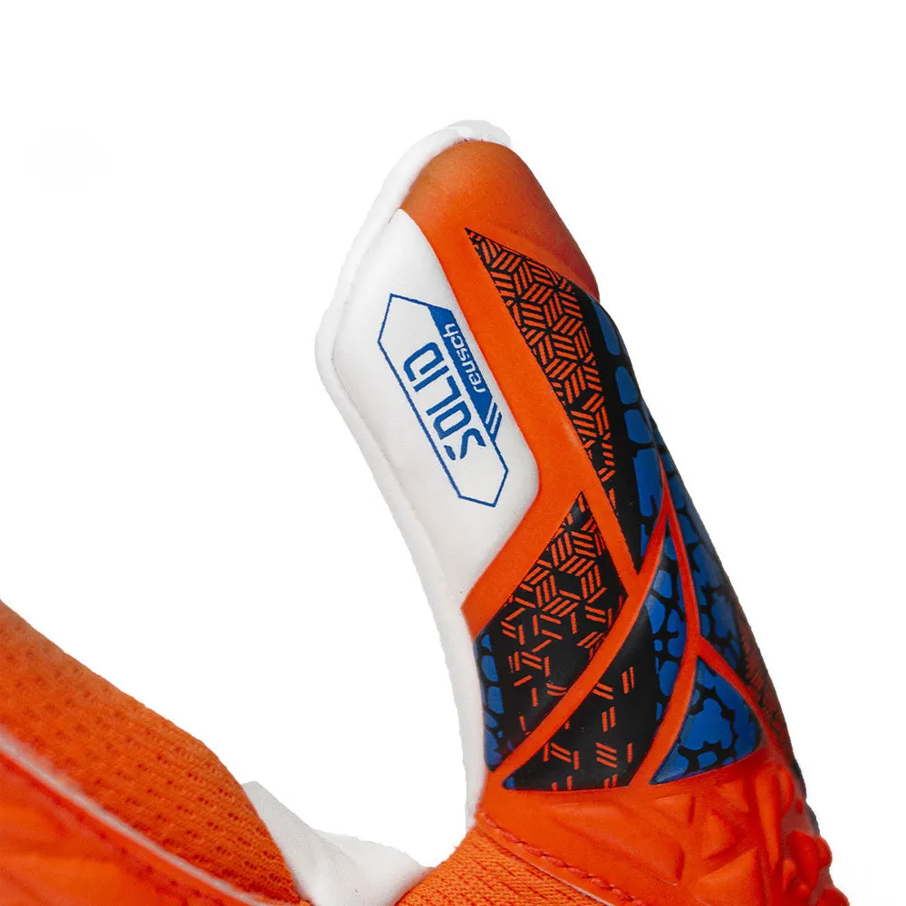 Reusch Attrakt Grip Goalkeeper Gloves (Orange/Blue)