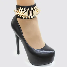 Riveted Arrow Leather Anklet - iLLASPARKZ