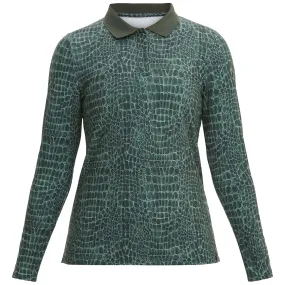 Rohnisch Sia Green Croco Polo Shirt