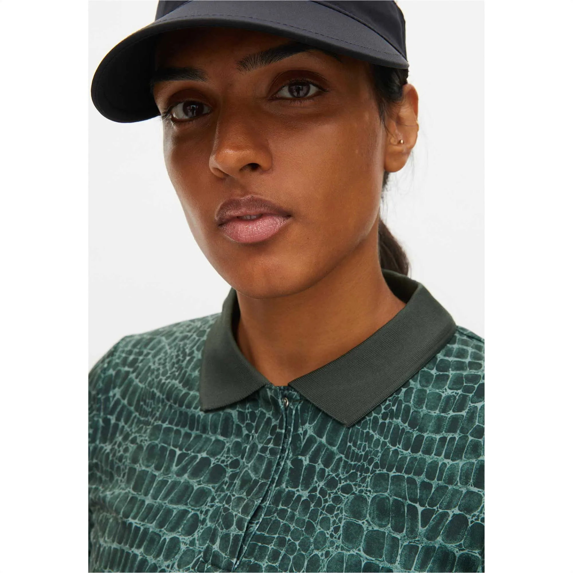 Rohnisch Sia Green Croco Polo Shirt