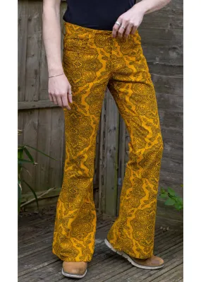 Run & Fly corduroy pants gold