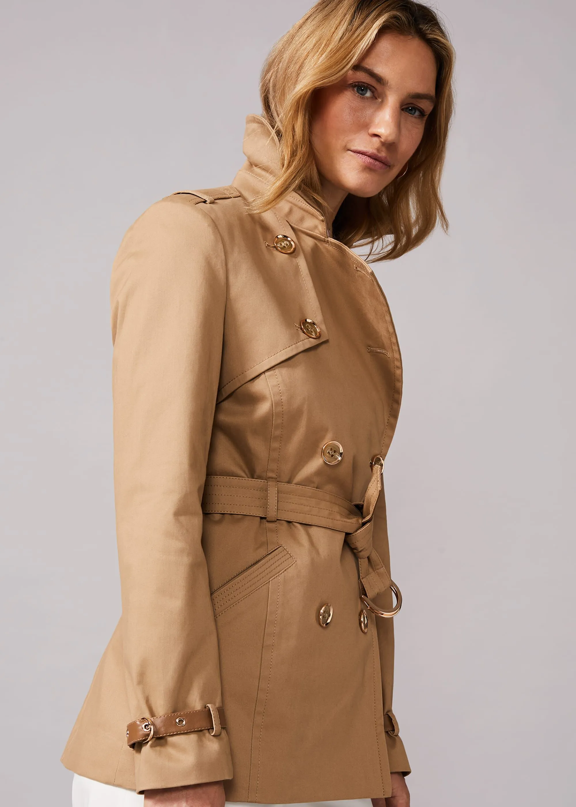 Sainte Short Trench Coat