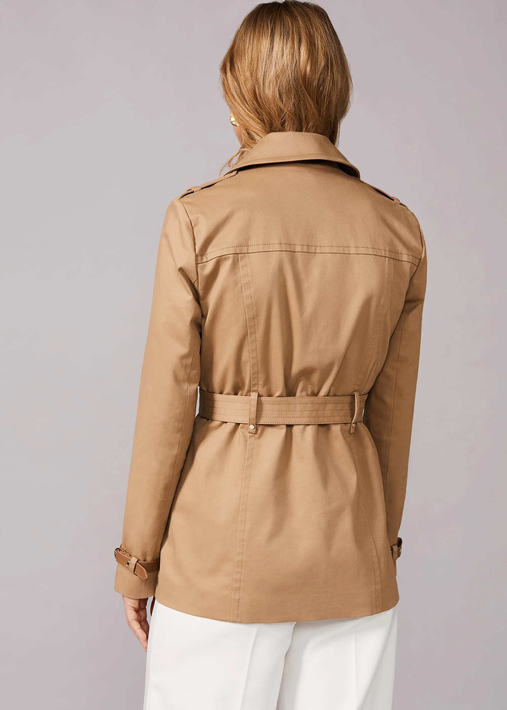 Sainte Short Trench Coat