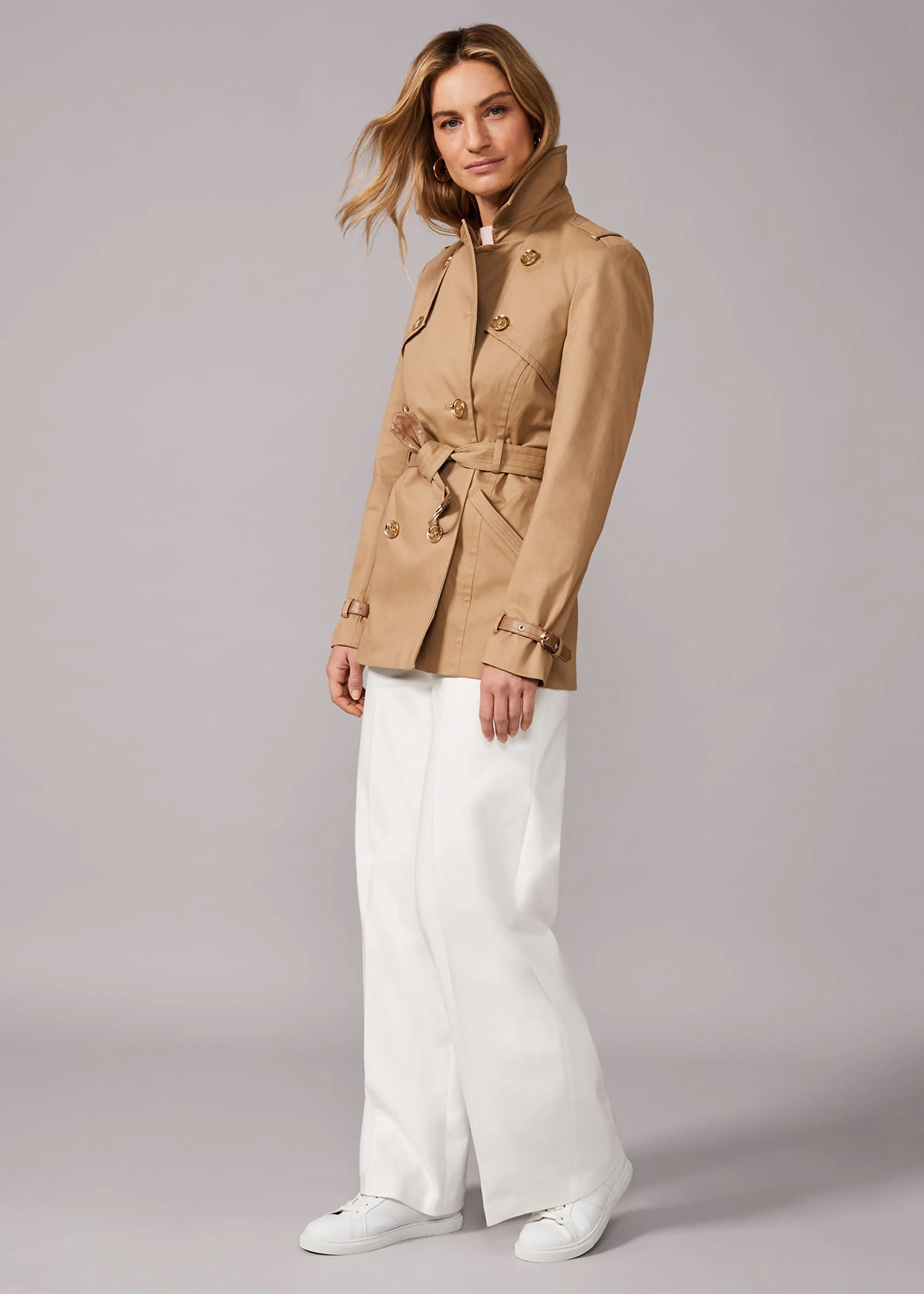 Sainte Short Trench Coat