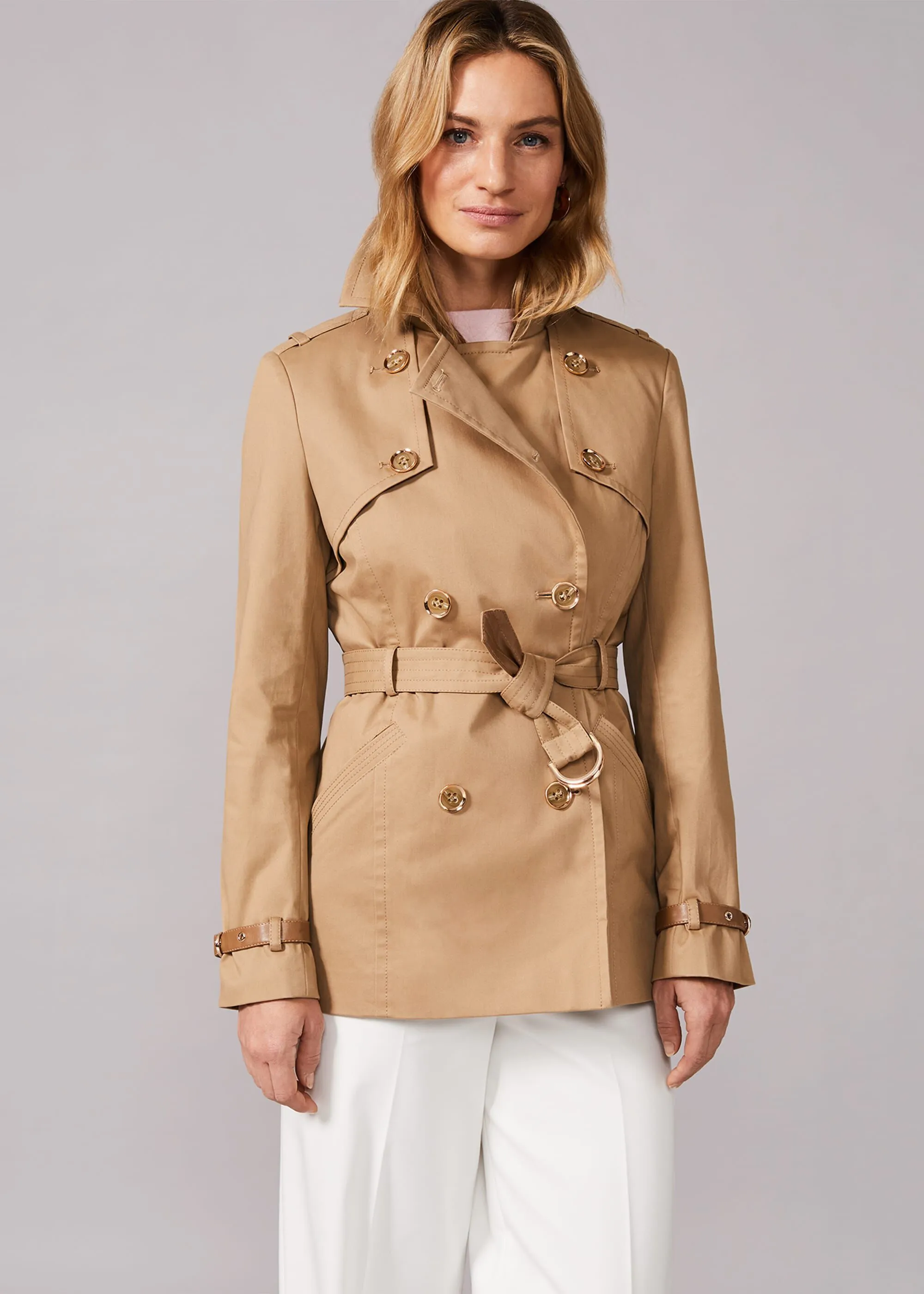 Sainte Short Trench Coat