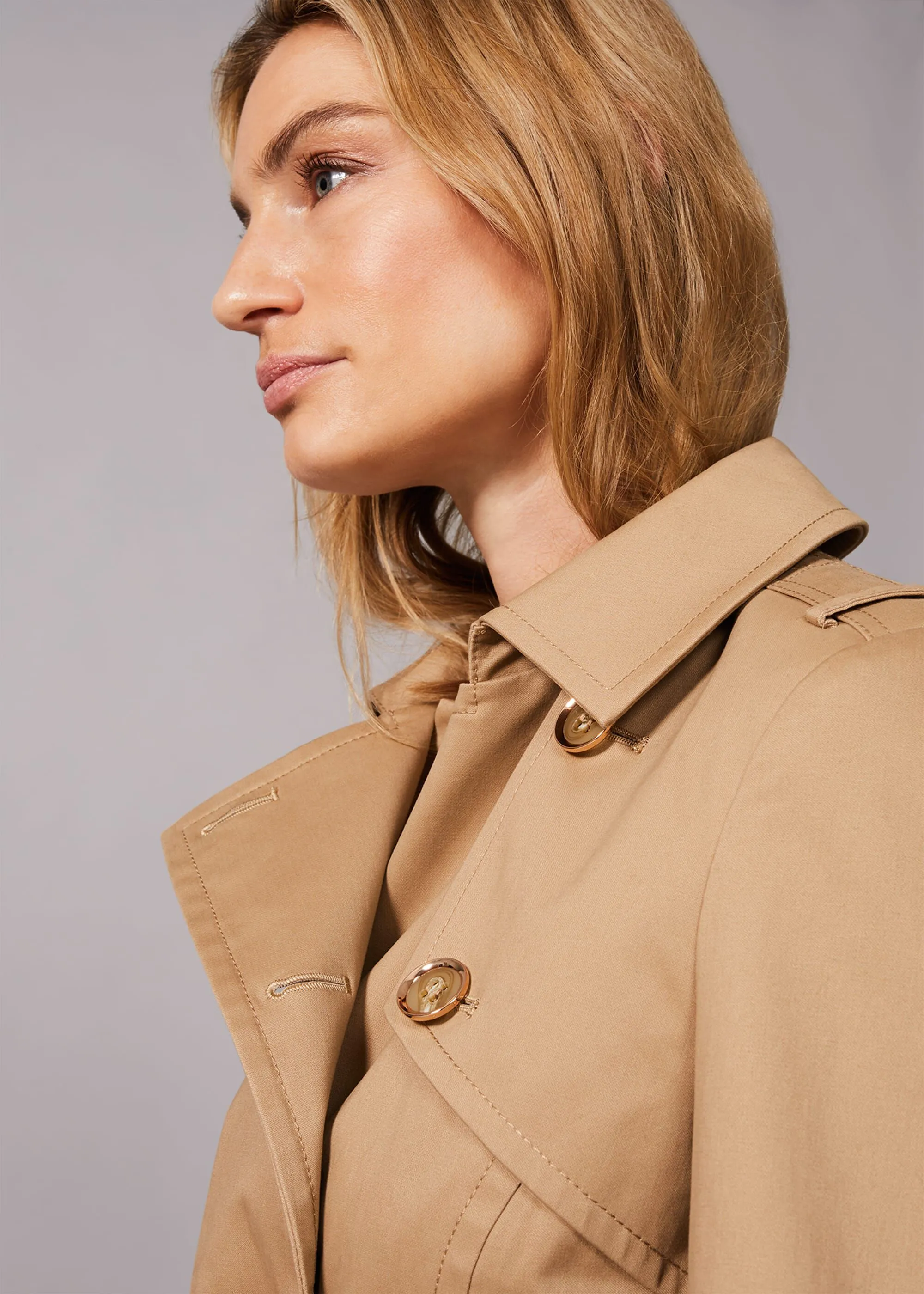 Sainte Short Trench Coat