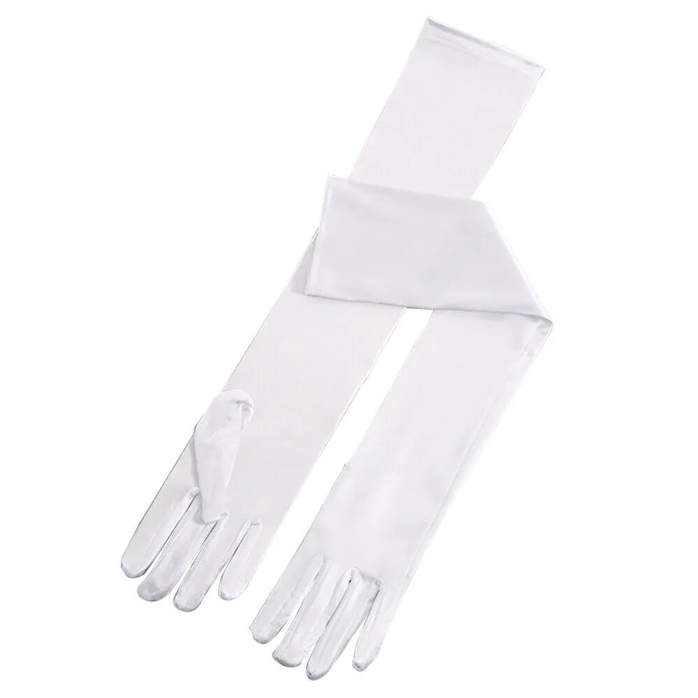 Satin Gloves - Elegant and Stylish Glove Accessories with a Smooth Satin Finish. Perfect for Special Occasions and Formal Events