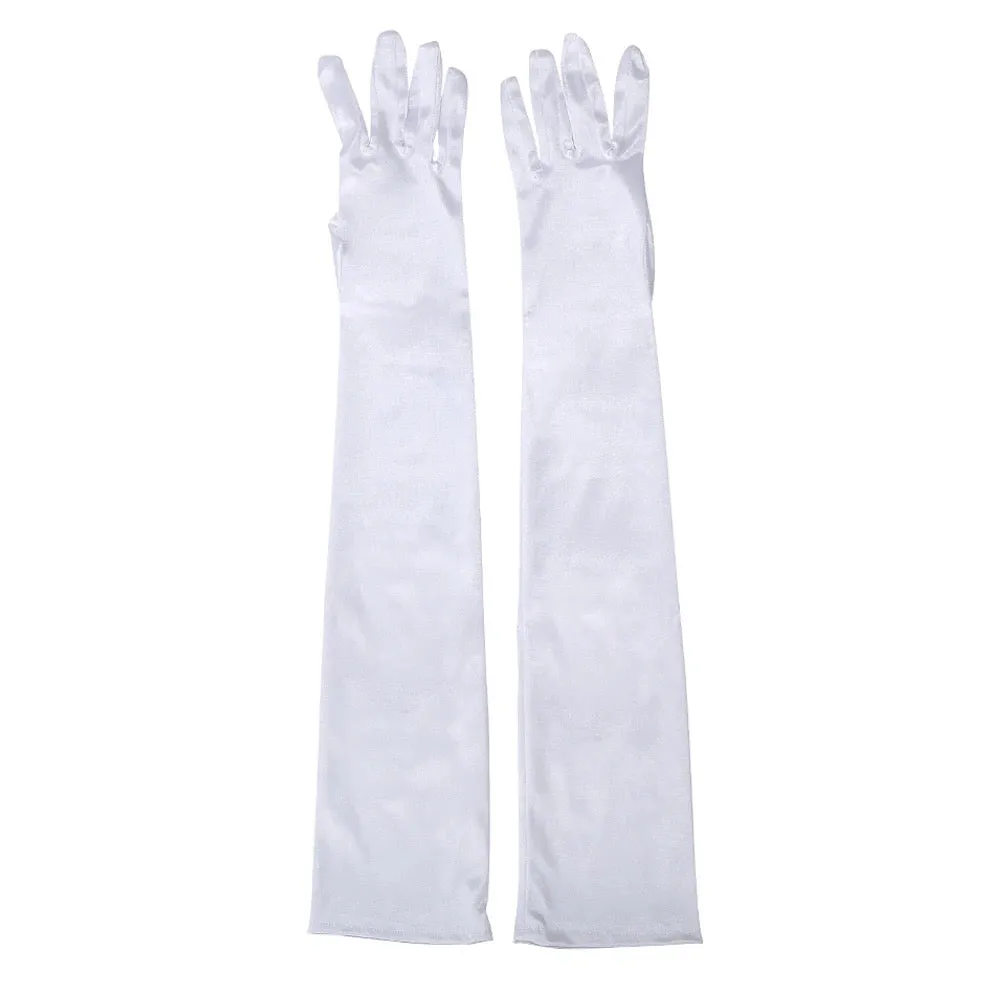 Satin Gloves - Elegant and Stylish Glove Accessories with a Smooth Satin Finish. Perfect for Special Occasions and Formal Events