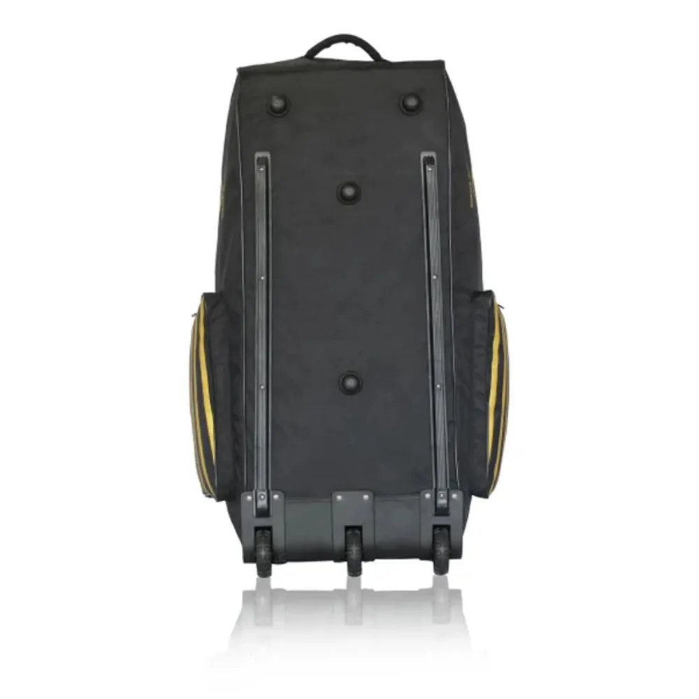 SG 22 Yard X11 Wheelie Cricket Kit Bag (Black/Gold)