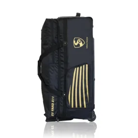 SG 22 Yard X11 Wheelie Cricket Kit Bag (Black/Gold)