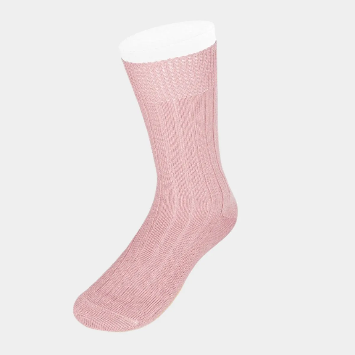 Short Pink Heavy Sports Wool Socks