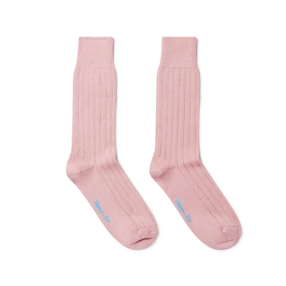 Short Pink Heavy Sports Wool Socks