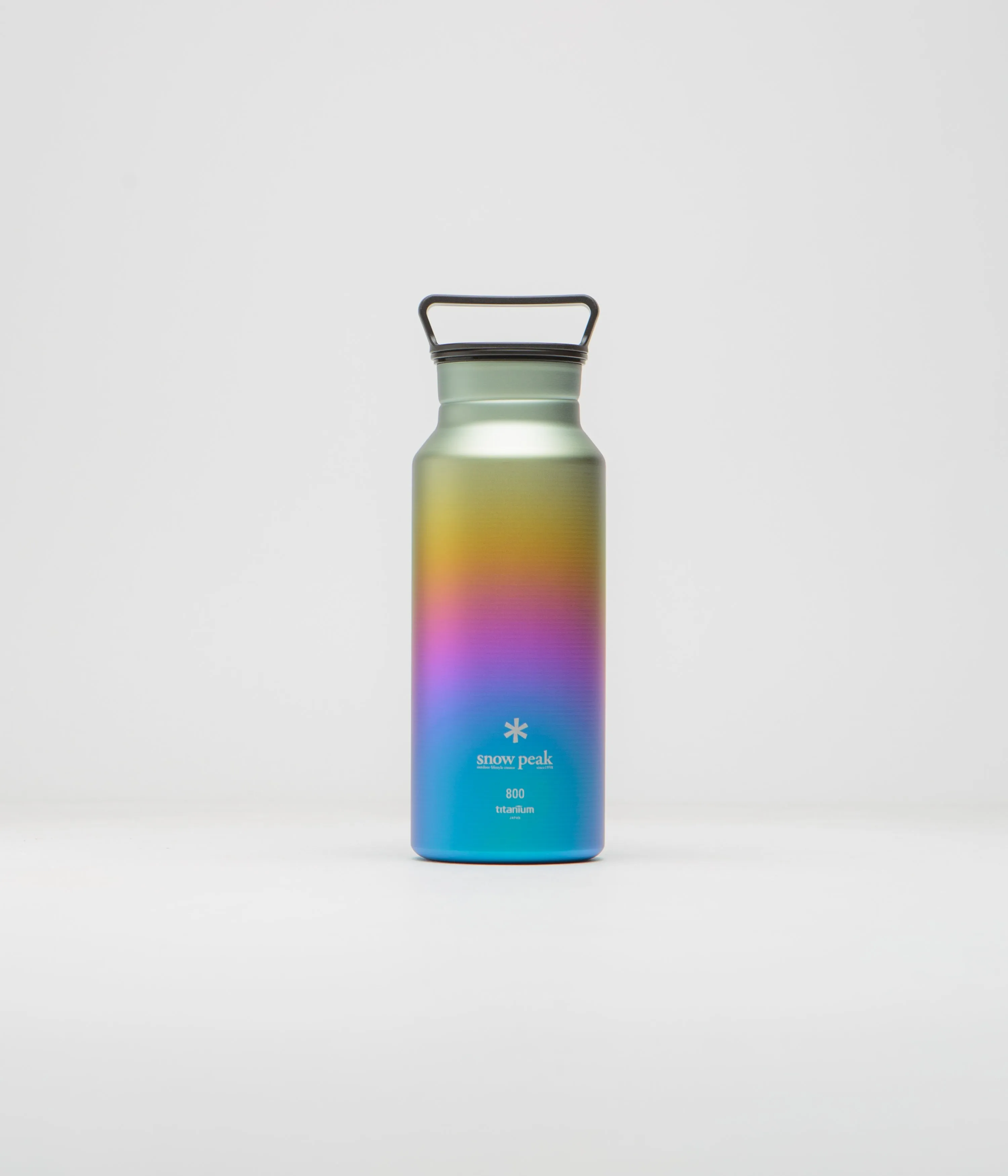 snow peak titanium rainbow bottle