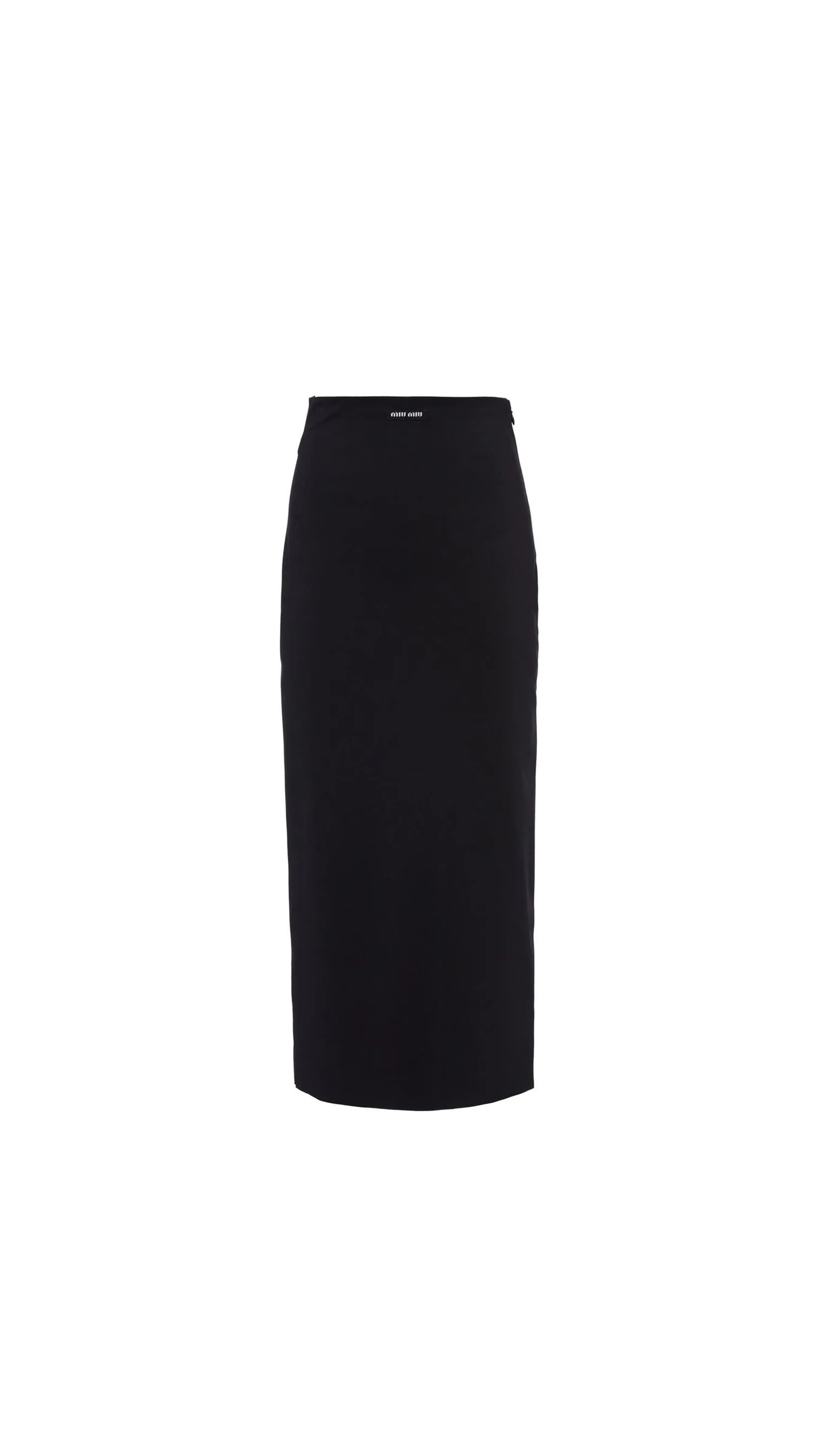 Stretch Nylon Skirt - Black