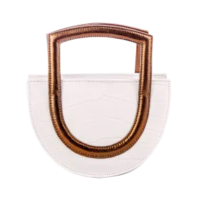 Sukoon - White - Top Handle bag