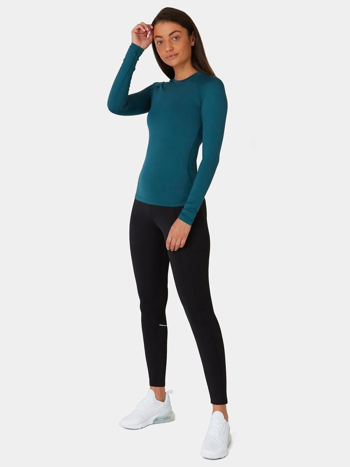 Super Thermal Women's Compression Base Layer Top with Brushed Inner Fabric