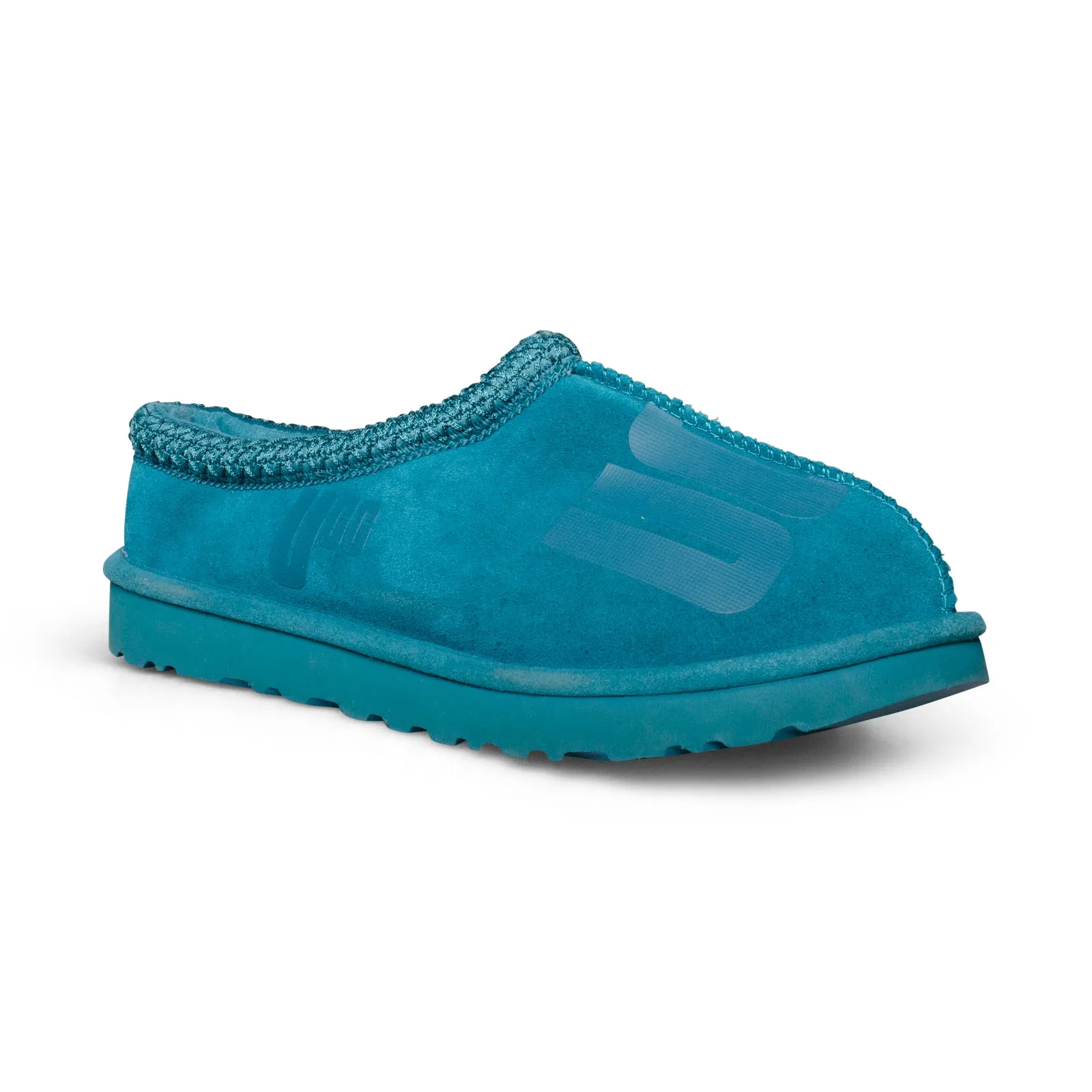 Teal Slippers for Men - UGG Tasman Scatter Graphic