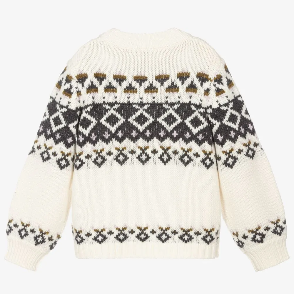 Teen Fair Isle Wool Sweater