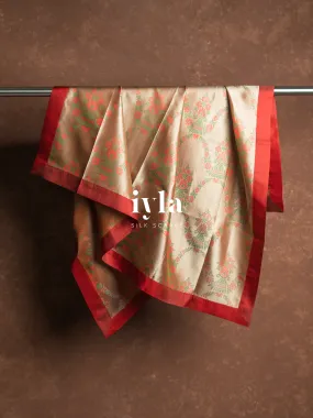 The Best Indian Mughal Silk Scarf - Shop Now!