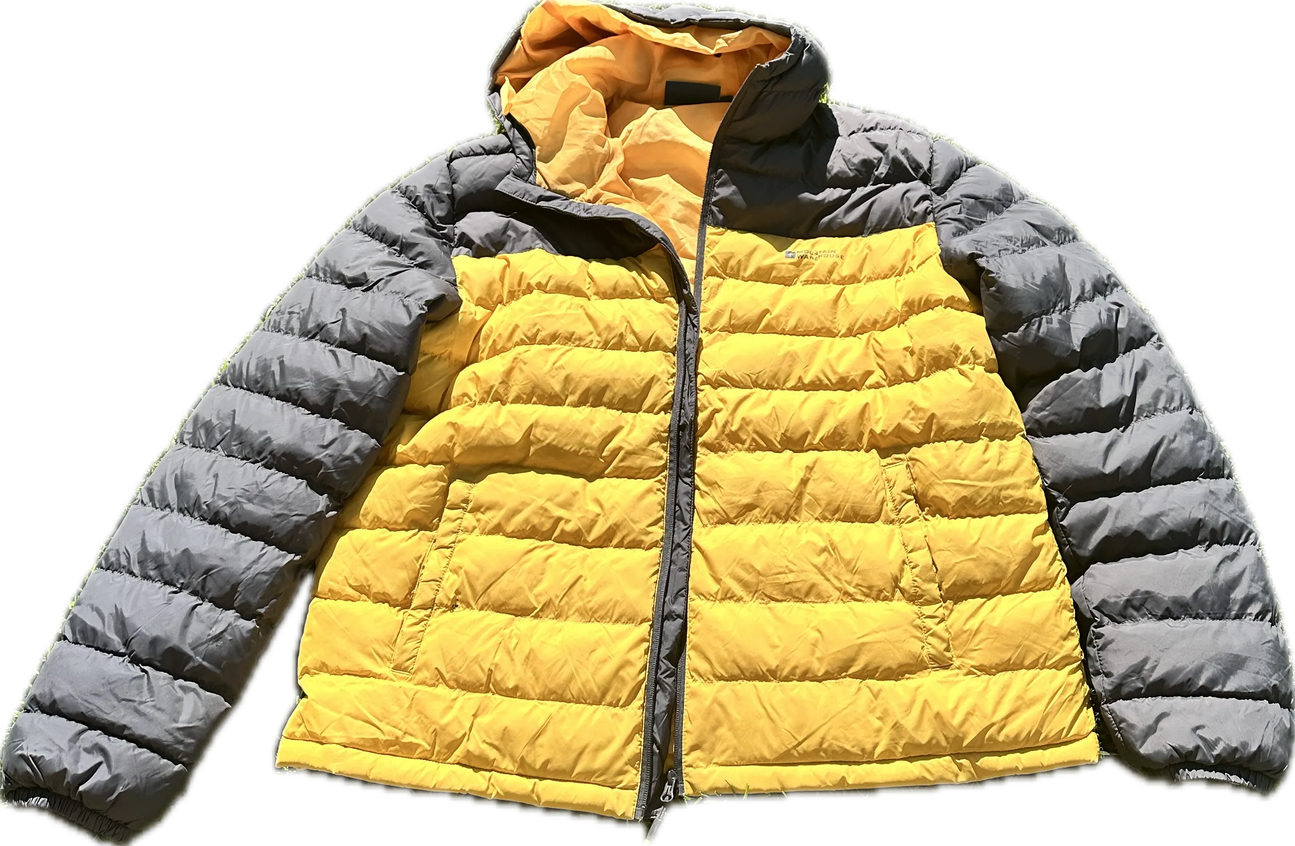 THE GENTLEMEN: Bunny’s Enforcer Yellow outside Puffy Winter Jacket (XXL)