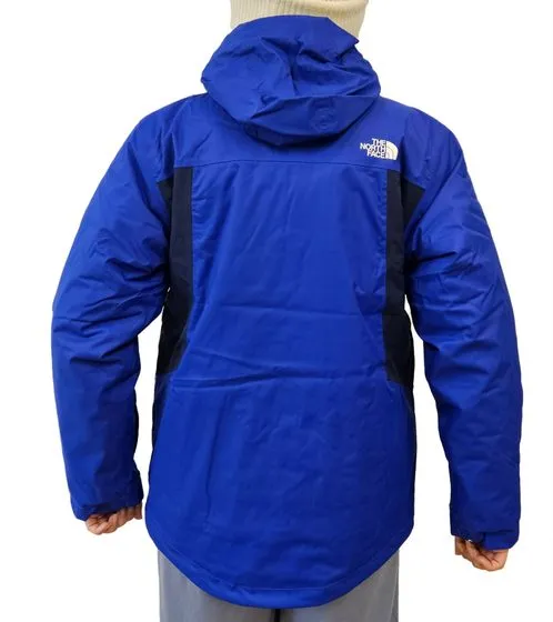 THE NORTH FACE Clement water-repellent 3-in-1 winter jacket for boys snow jacket NF0A3NNVCZ6 blue/black/yellow