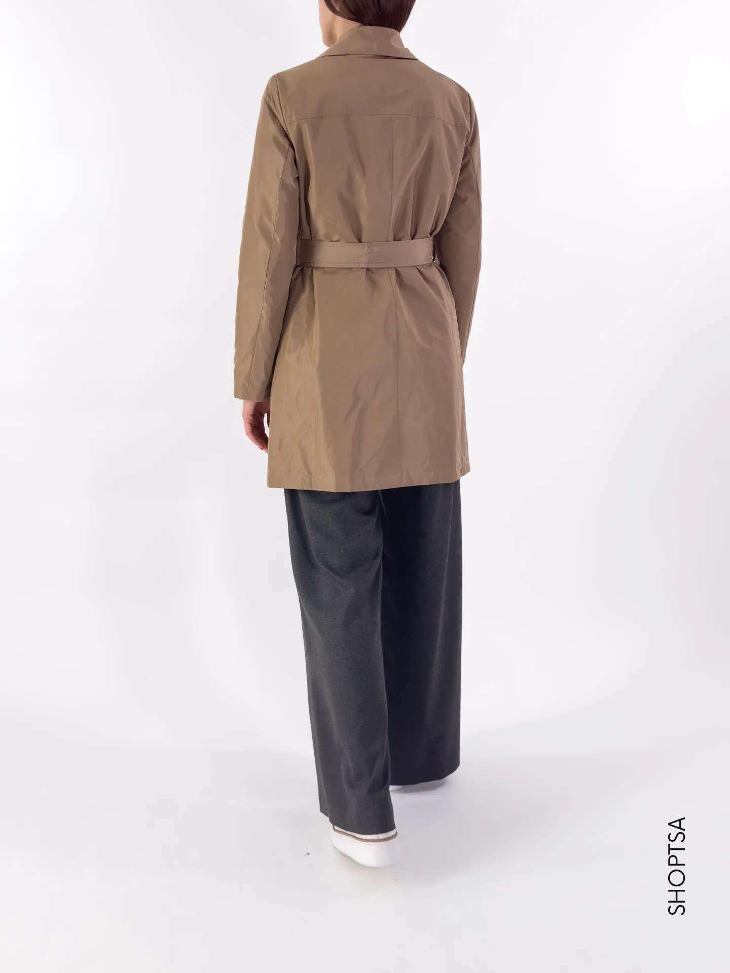 Trench coat with double-breasted quilting - Prani