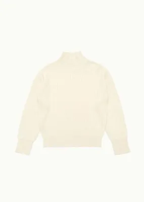 Turtleneck Pullover - Ecru