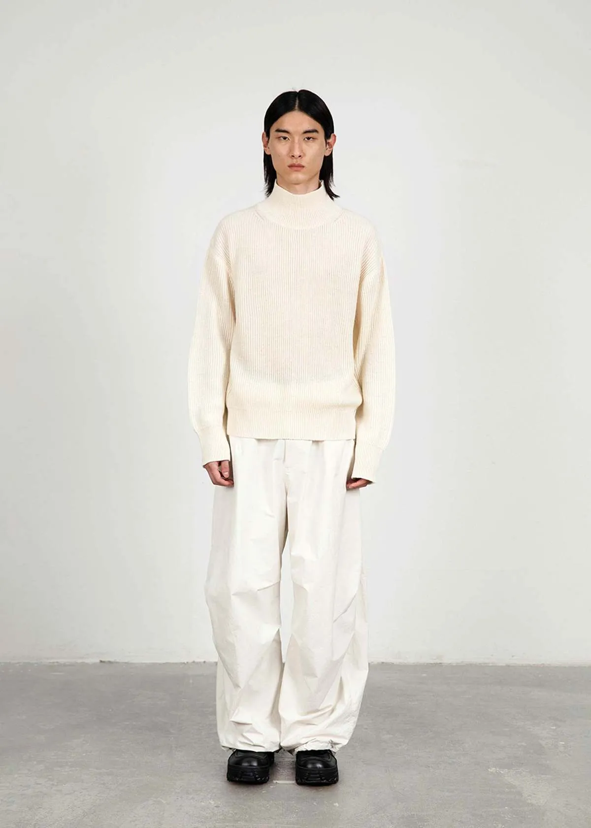 Turtleneck Pullover - Ecru