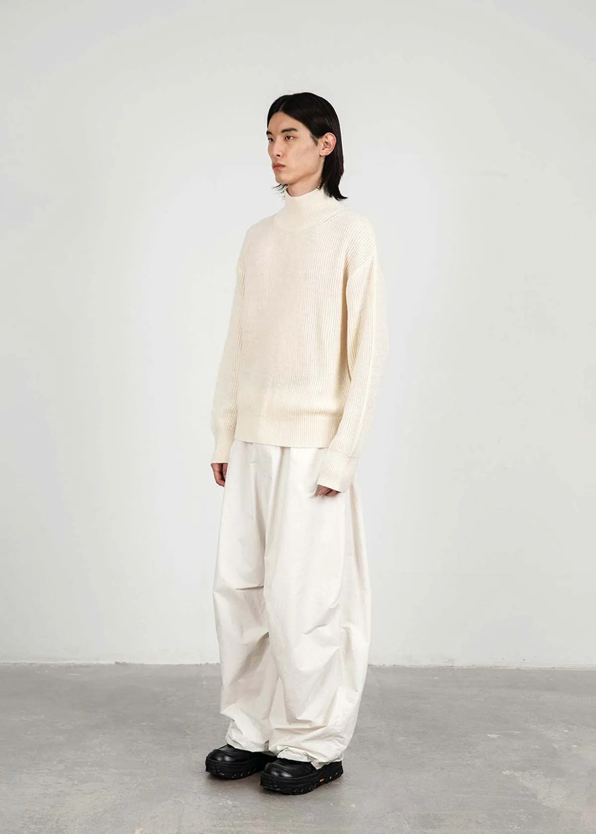 Turtleneck Pullover - Ecru