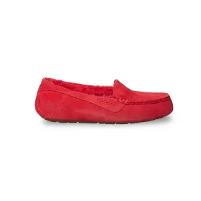 UGG Ansley Red Ribbon Slippers - Women's