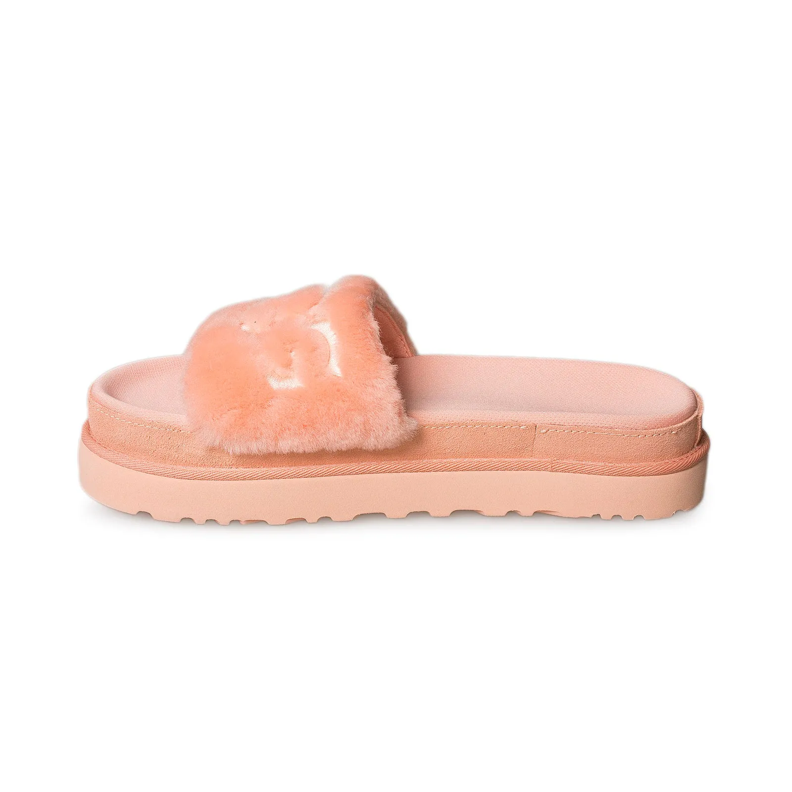 UGG Baby Pink Fur Slippers - Women's