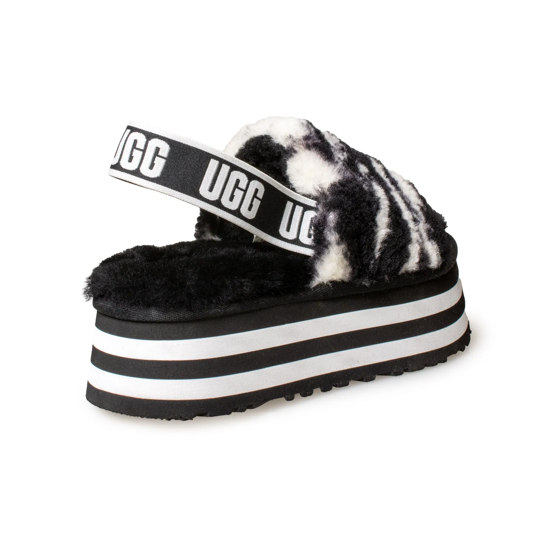 UGG Black Marble Slide Sandals - Women's