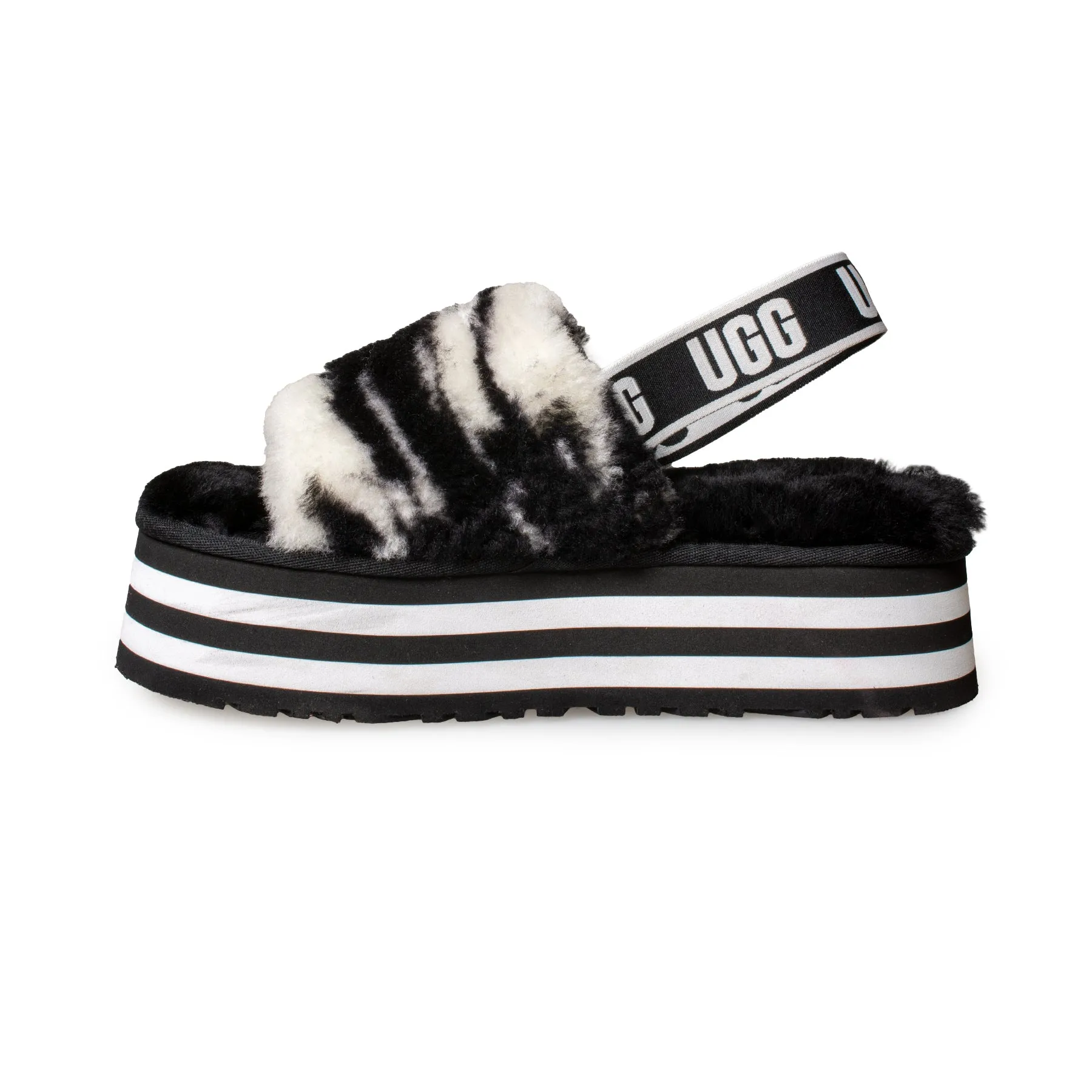 UGG Black Marble Slide Sandals - Women's