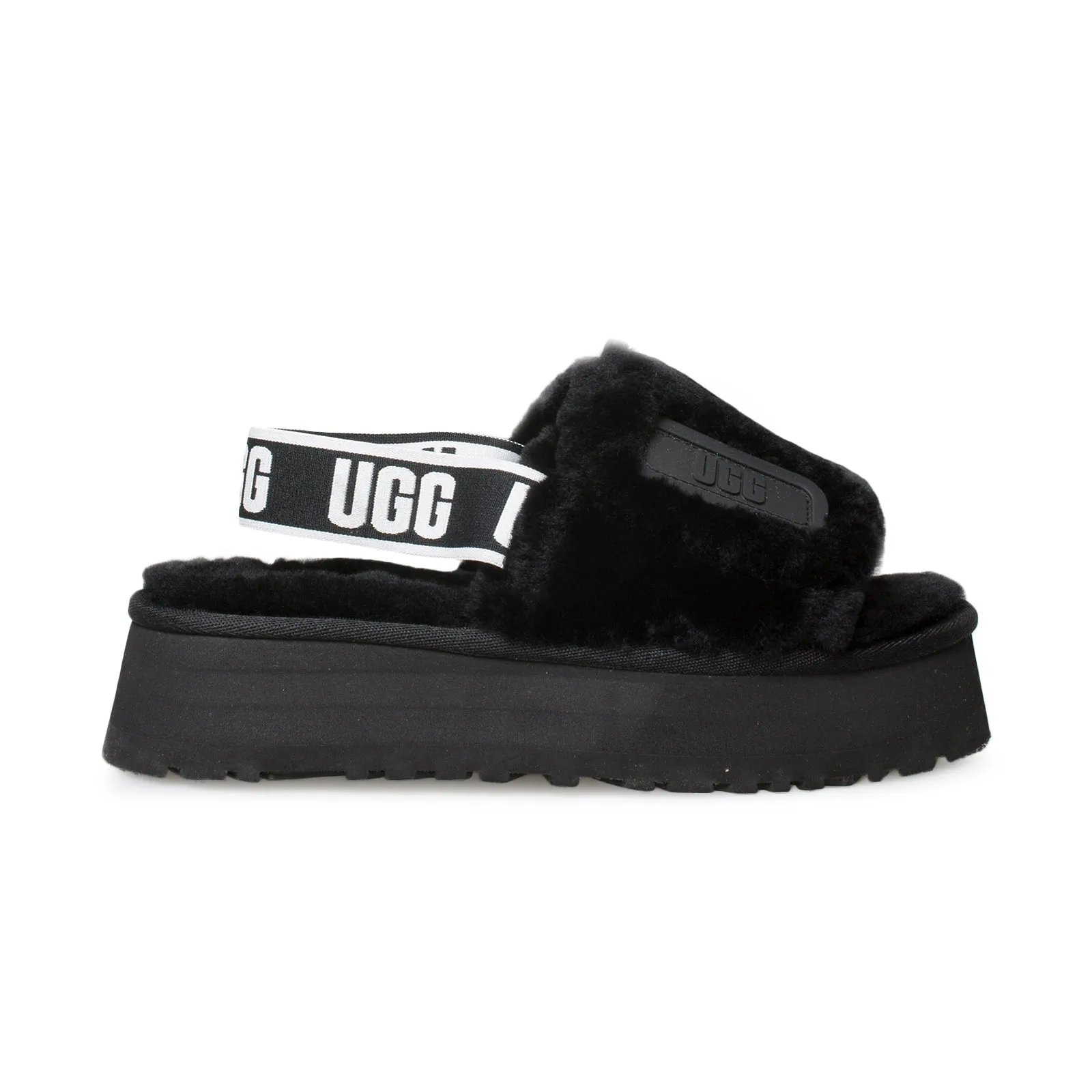 UGG black slide shoes for women