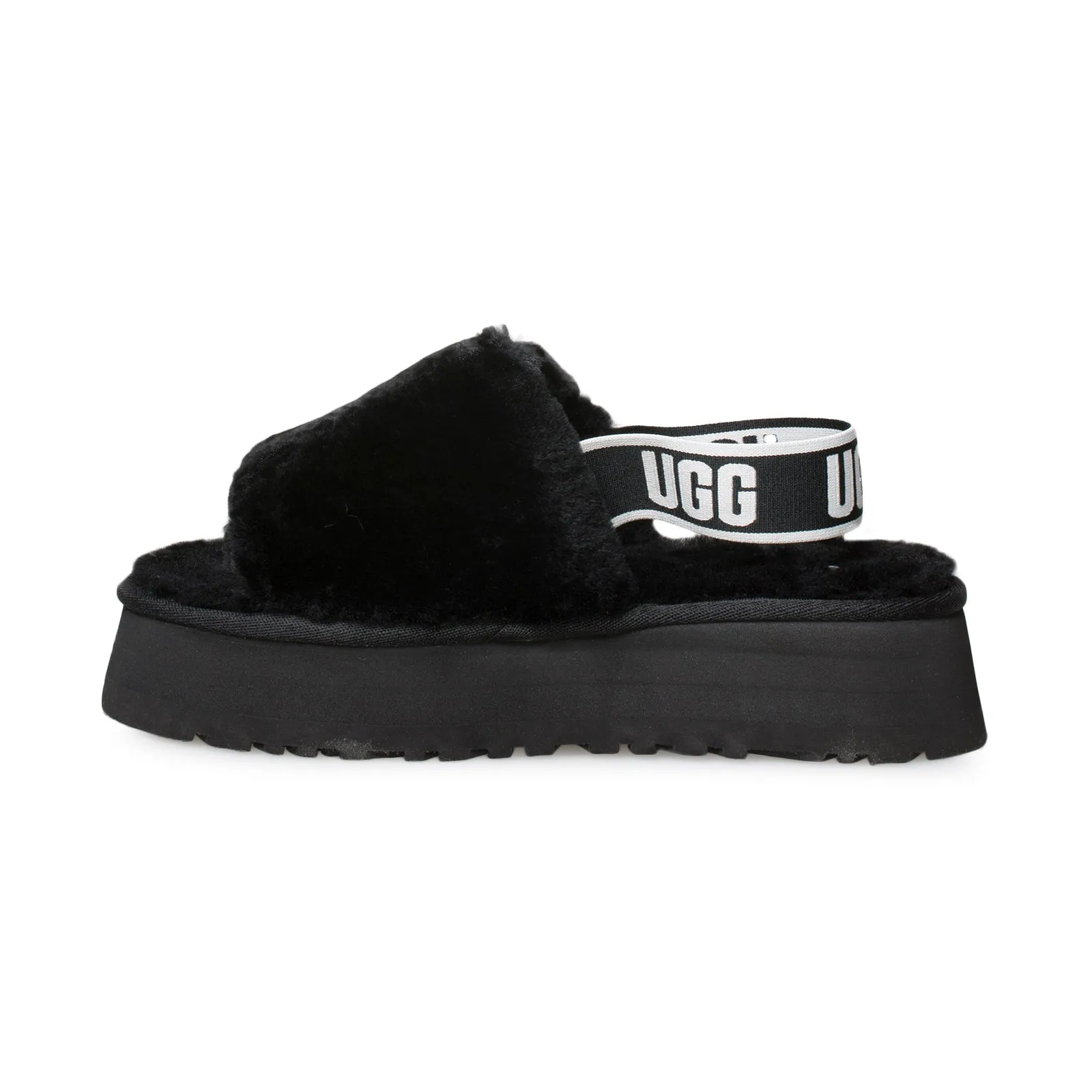 UGG black slide shoes for women