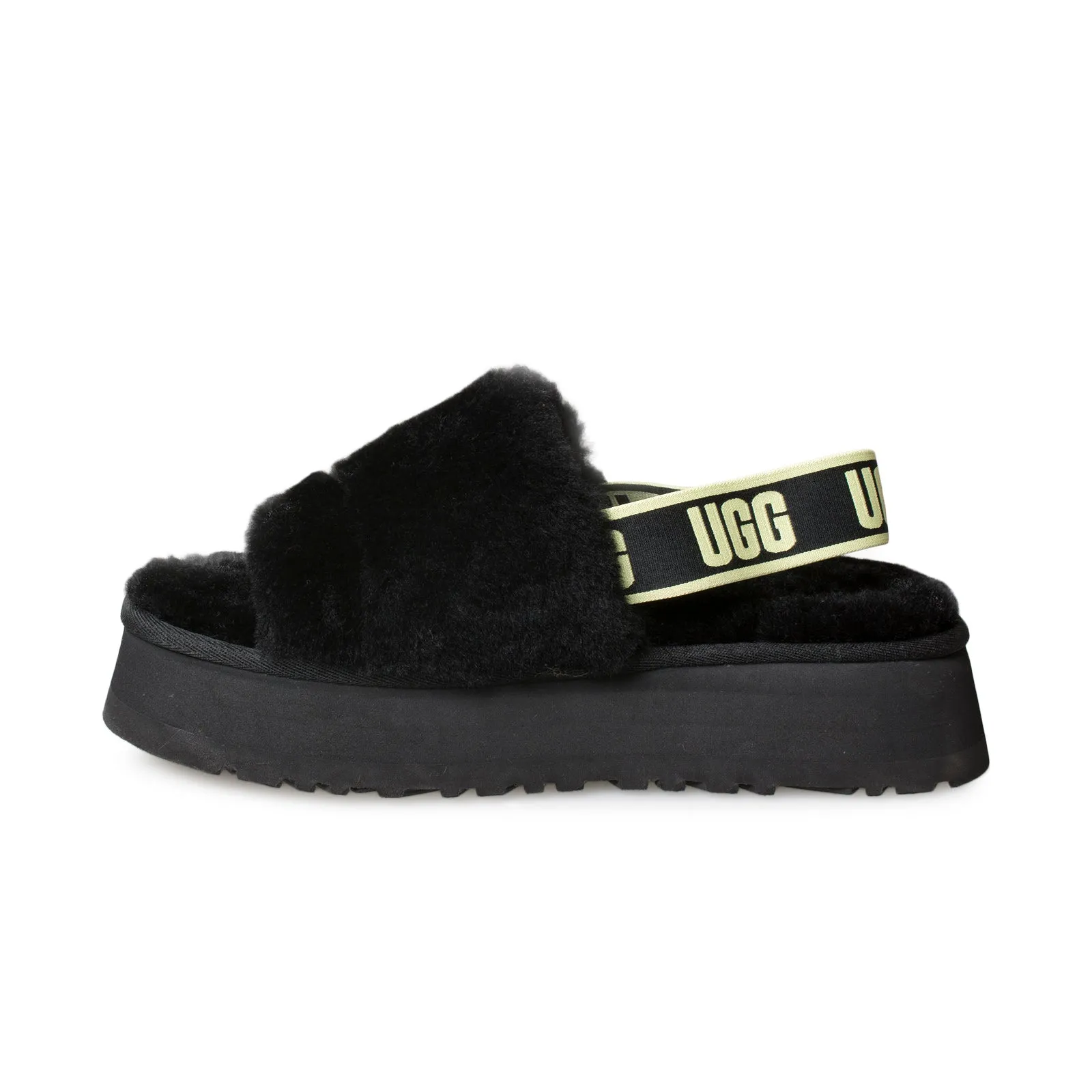 UGG Disco Slide Women's Slippers - Black / Pollen