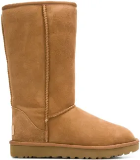 UGG fur-lined snow boots Brown