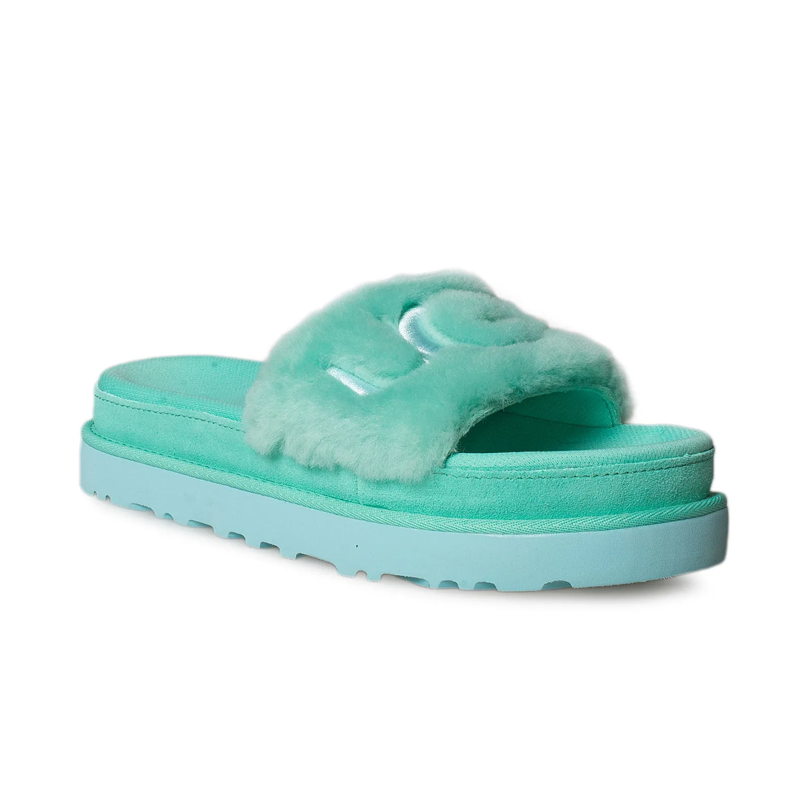 UGG Laton Fur Slide Slippers - Women's