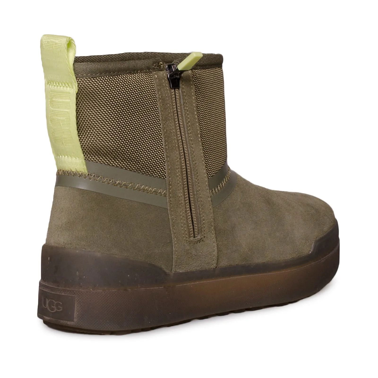 UGG Women's Classic Tech Mini Burnt Olive Boots