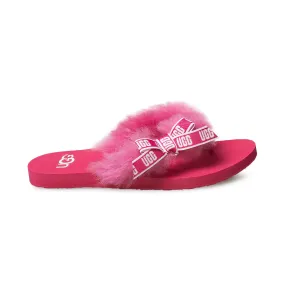 UGG Women's Sunset Sweet Sangria Graphic Flip Flops