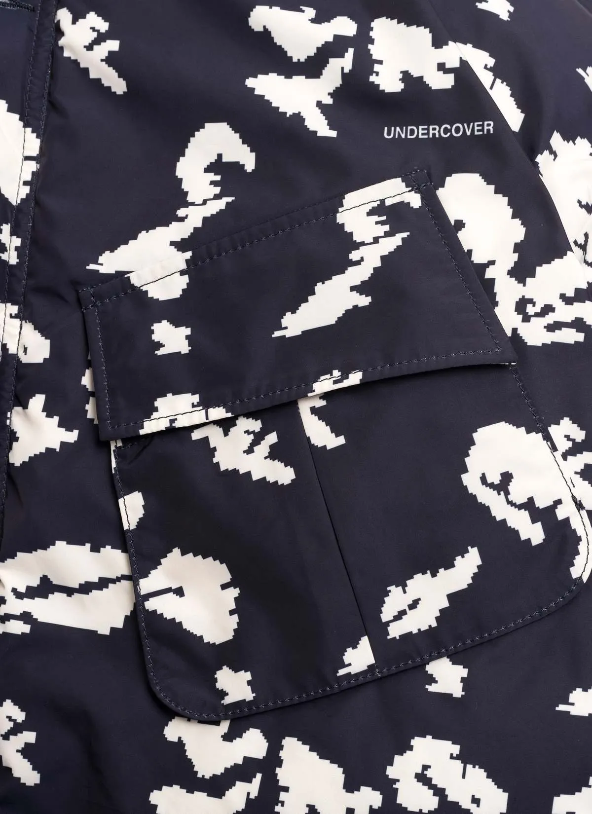 UNDERCOVER UC2B4208 PUFFER COAT - NAVY