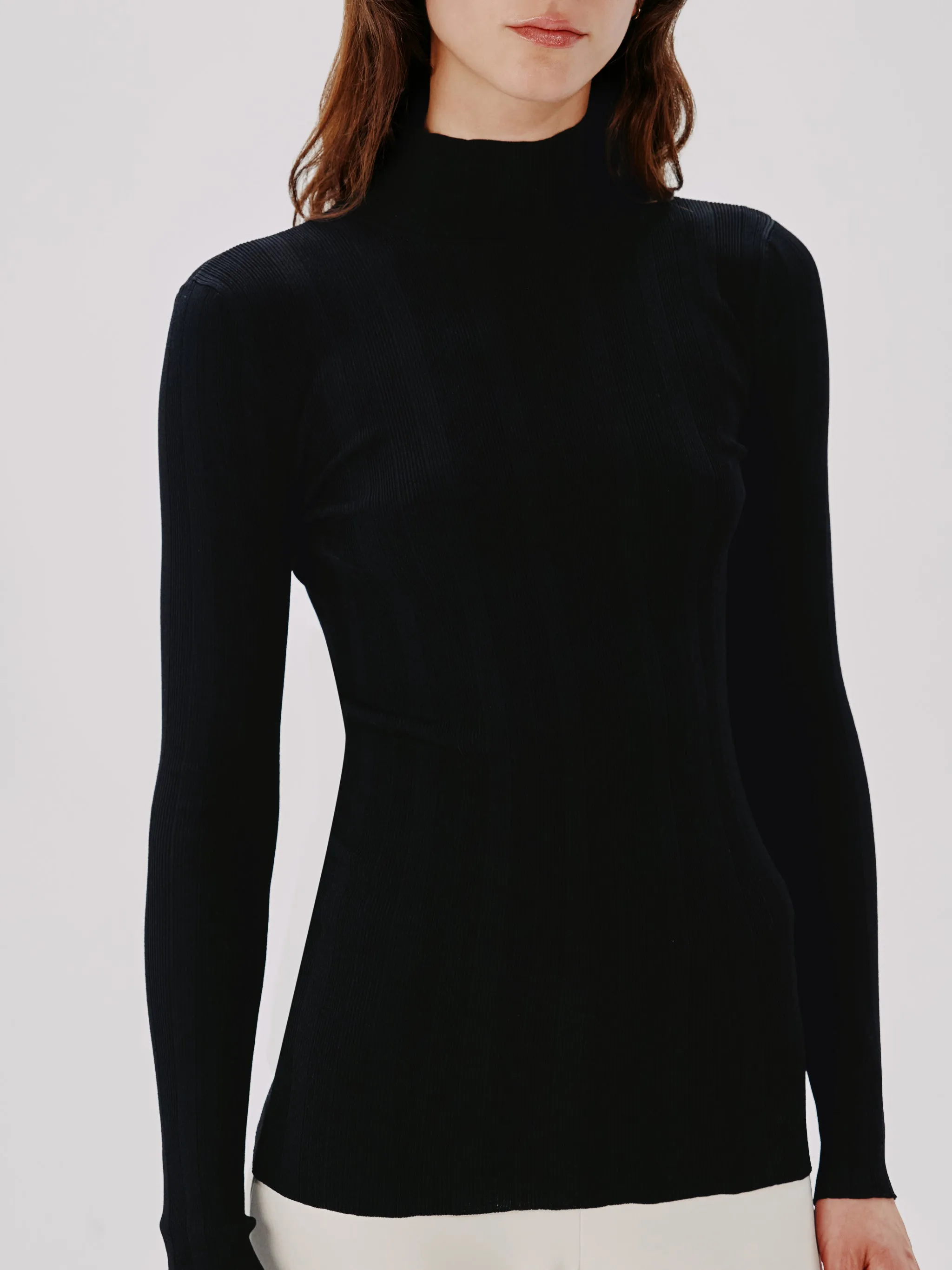 Variegated Rib Turtleneck - Shop Now!