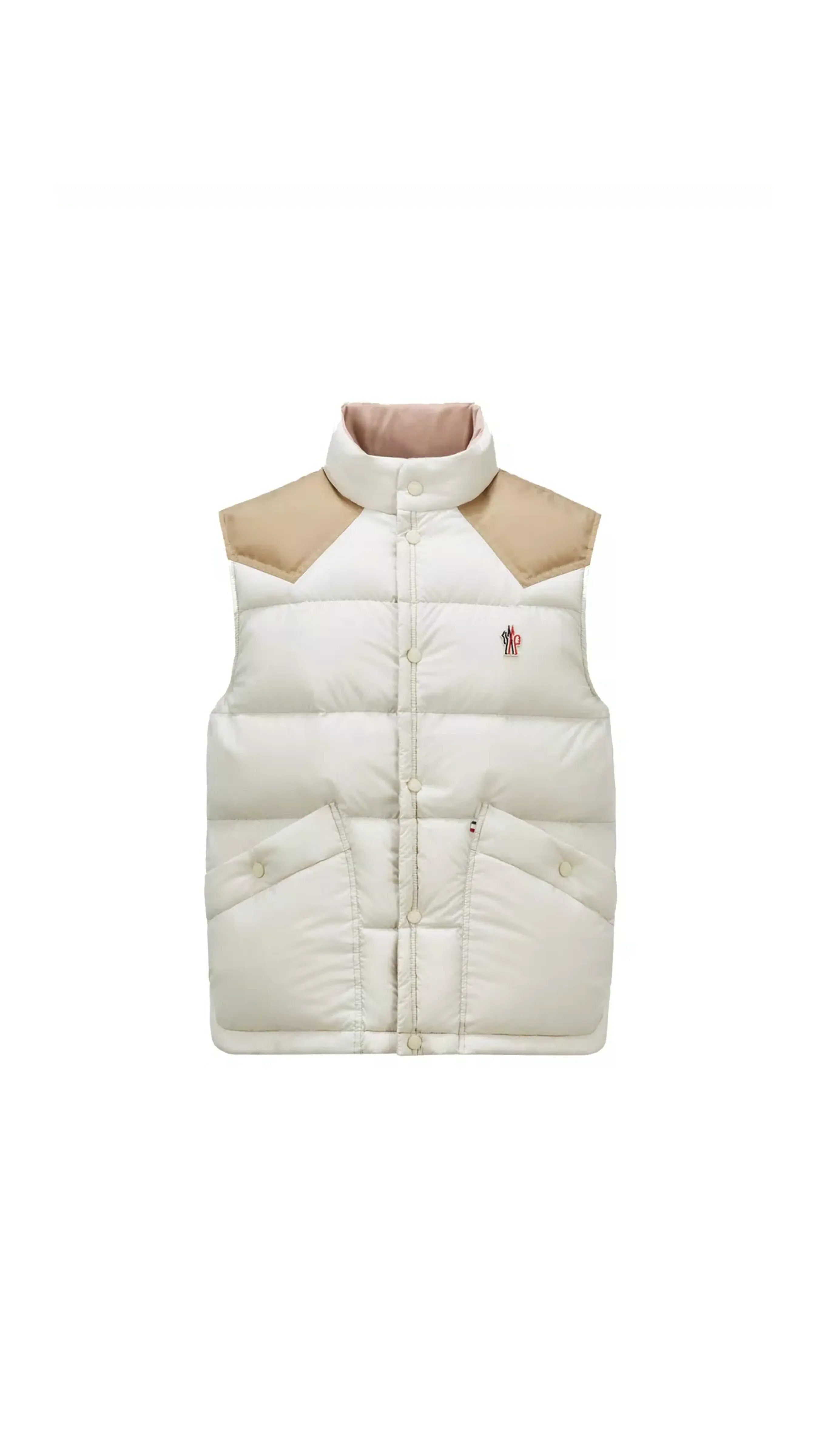 Veny Beige/White Down Vest