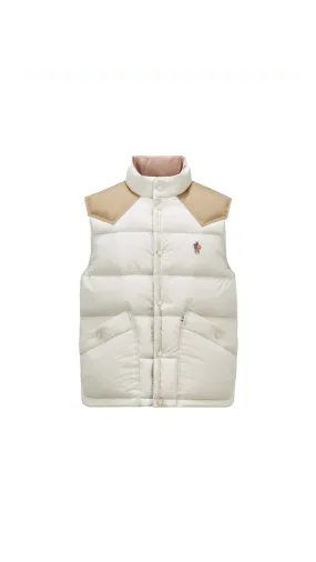 Veny Beige/White Down Vest