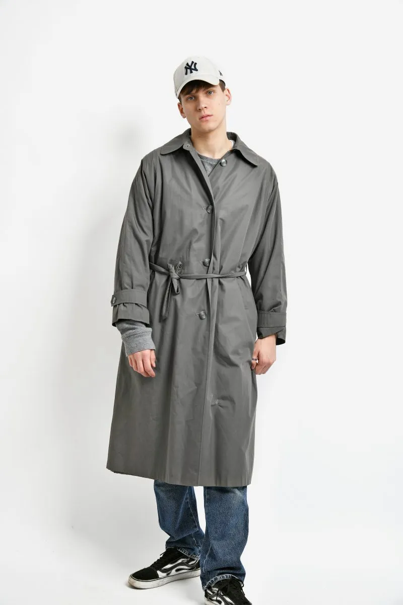 Vintage detective trench coat grey