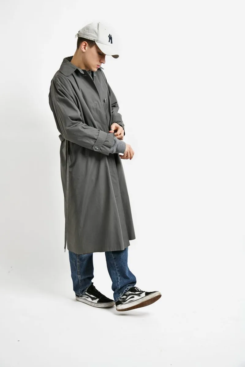 Vintage detective trench coat grey